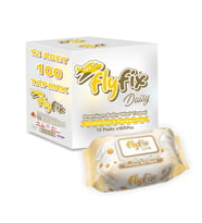 FLYFİX DAISY PAPATYA KOKULU ISLAK HAVLU 100 ADET X 12 PAKET