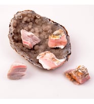 Ham Pembe Opal Taşı Kütle