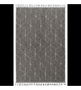 Hoom Rugs Bukle 1408 Gri İskandinav Halı