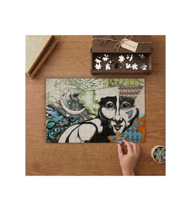 Graffiti Sanatı Tasarımı 240 parça Ahşap Puzzle Ahşap Kutuda MP10392