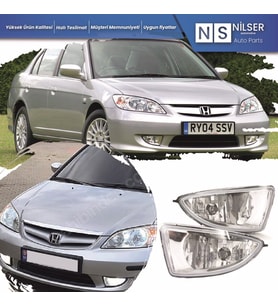 Honda Cıvıc 2004-2006 Vtec Sağ Sol Sis Far Seti