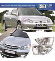 Honda Cıvıc 2004-2006 Vtec Sağ Sol Sis Far Seti