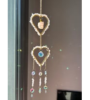 Sevgililer Günü Hediyesi - Marmaris - Suncatcher güneş yakalayıcı ev dekorasyon, Bahçe Dekorasyon, Kapalı Balkon Dekor (Pembe)