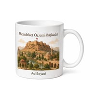 Osmaniyeli Hemşehriye Memleket Baskılı Kupa Bardak Osmaniye Hediye