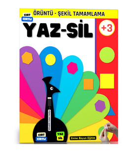 Cırt Cırtlı Örüntü Şekil Tamamlama YAZ-SİL Kitabı