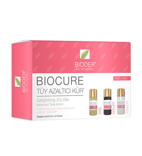 Bioder Biocure Tüy Azaltıcı Kür Yüz İçin 3'lü Etki 3 x 5 ml