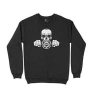 Kuru Kafa Yumruk Siyah Sweatshirt