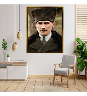 ÇERÇEVELİ ATATÜRK TABLO S260