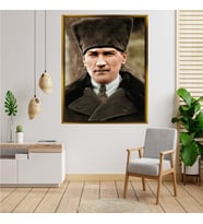 ÇERÇEVELİ ATATÜRK TABLO S260