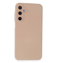 Newface Samsung Galaxy A25 5G Kılıf Nano içi Kadife Silikon - Pudra
