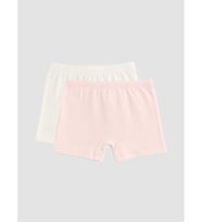 LCW Kids Ekru Kız Çocuk Boxer 2'li