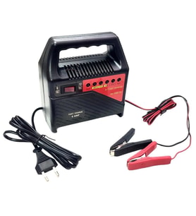 electroon HB-1206S 6V-12V Ayarlı 6Amper Taşınabilir Akü Şarj Cihazı (Siyah)