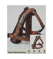 5003-H2S Neoprene Alevli Desenli Koşum Tasma 1,6 cm. 23 Kg.