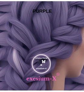 X-Pression Afrika Örgüsü Ve Rasta Için Sentetik Saç 100gr-PURPLE
