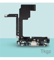 Apple İphone 15 PRO Full Şarj Soketi Filmi FLEX (BEYAZ)