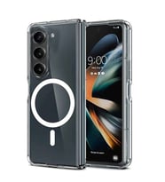 Galaxy Z Fold 6 Kılıf Magneticsafe Şeffaf Silikon - Şeffaf
