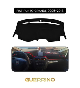 FIAT Punto grande 2005-2018 Modellerine UygunTORPİDO KORUMA HALISI SİYAH KENAR
