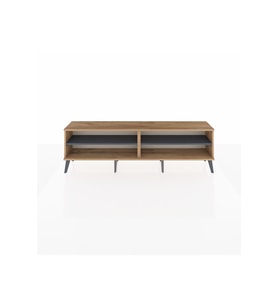 Arges TV Ünitesi 2 Raflı  176x30x51 Çam-Çam/Antrasit