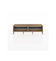 Arges TV Ünitesi 2 Raflı  176x30x51 Çam-Çam/Antrasit
