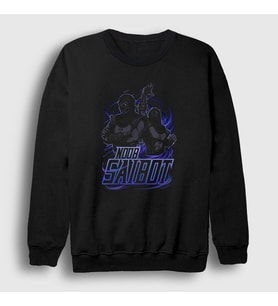 Presmono Unisex Siyah Noob Saibot Mortal Kombat Sweatshirt 147331tt