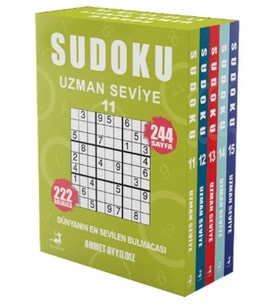 Sudoku Uzman Seviye 5 Kitap Set