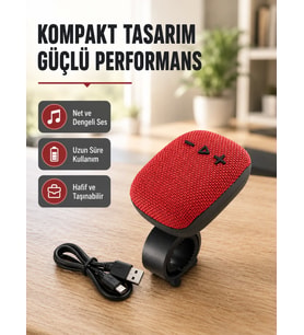 Bluetooth 5.1 Kablosuz Hoparlör – Güçlü Bas, FM Radyo ve Çoklu Giriş Destekli
