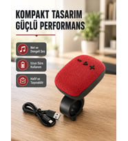 Bluetooth 5.1 Kablosuz Hoparlör – Güçlü Bas, FM Radyo ve Çoklu Giriş Destekli
