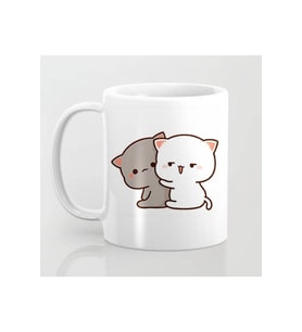 Mochi Cat Motto Sevgili Aşk Kupa