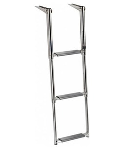 Teleskopik Krom Tekne Merdiveni 4-110cm (STD)