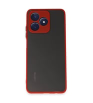 Realme C53 Kılıf Montreal Silikon Kapak - Kırmızı