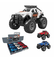 Sürtmeli Bigfoot Off-Road Jeep 1:28 Ölçek - Dev Tekerlekli Dayanıklı Gövde Arazi Aracı (12 cm)