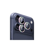 iPhone 17 Pro / 17 Pro Max için ProLENS Kamera Lens Koruyucu Elmas Kesim Çerçeveli, Kırılmaz Cam
