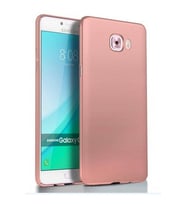 Samsung Galaxy C5 Pro Premium Silikon Kılıf Rose Gold