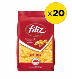 Filiz Kelebek Makarna 500 gr x 20 Adet