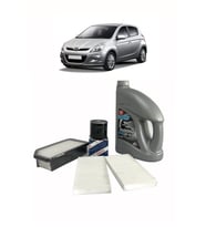 2009-2014 HYUNDAİ İ20 1,2 1.4 BENZİNLİ YAĞ BAKIM SETİ YAĞ VE YAĞ FİLTRESİ POLEN VE HAVA FİLTRESİ PETROL OFİSİ 10W 40
