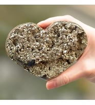 Pirit Taşı Kalp Kütle - 1200 gr.