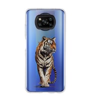 Poco X3 PRO / X3 NFC Uyumlu Kaplan Tasarımlı Şeffaf Telefon Kılıfı