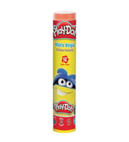 Play-Doh 12 Renk Kuru Boya Tam Boy Metal Tüp 