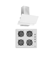 EXEP 2'Lİ BEYAZ CAM ANKASTRE SET [ED401-EO320]