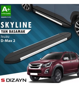 Isuzu D-Max 2 Skyline Aluminyum Yan Basamak 203 Cm 2012-2019 A+ Kalite