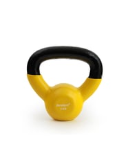 Zerogym Vinil Kaplı İçi Demir Kettlebel, Çaydanlık Dambıl 3 kg Sarı