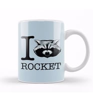 Guardians Of The Galaxy I Heart Rocket Raccoon Kupa Bardak Porselen