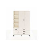 Arges Gardrop 5 Raflı 4 Çekmeceli Tek Askılı 132x30x195 Aytaşı-Aytaşı