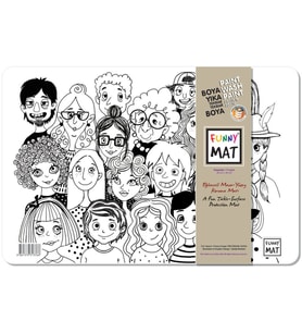 Funny Mat İnsanlar / People 25 x 35 cm