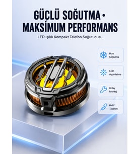 Hafif ve Dayanıklı Telefon Soğutma Aksesuarı