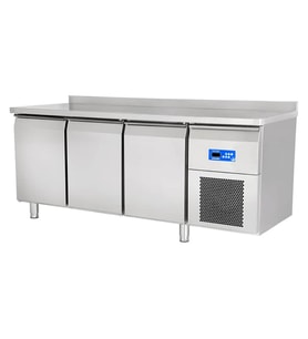 Öztiryakiler 3 Inox Kapılı Yatay Tip Derin Dondurucu, Tag 370 Lmv, 304 Kalite