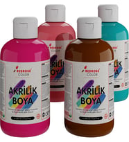 Lexroo Tamamlayıcı Renkler Akrilik Boya 4'lü Set 4x250gr