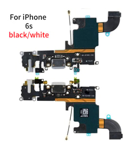 iPhone 6S FULL Şarj Kulaklık Soketi (SİYAH)
