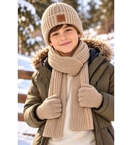 KİTTİ 26180-07 ERKEK 9-15 YAŞ ATKI BERE ELDİVEN SET