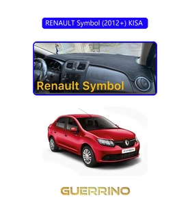 RENAULT Symbol (2012+) KISA TORPİDO KORUMA HALISI MAVİ KENAR